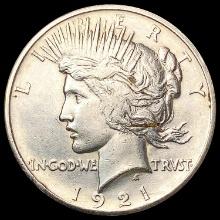 1921 Silver Peace Dollar CLOSELY UNCIRCULATED