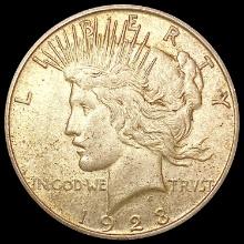 1928-D Silver Peace Dollar CLOSELY UNCIRCULATED