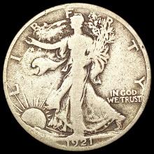 1921-S Walking Liberty Half Dollar NICELY CIRCULAT