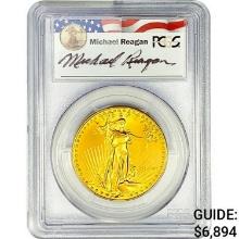 1986 $25 1/2oz. Gold Eagle PCGS MS69 Reagan Legacy