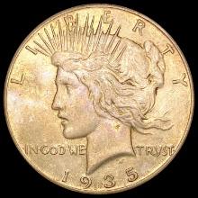 1935 Silver Peace Dollar LIGHTLY CIRCULATED