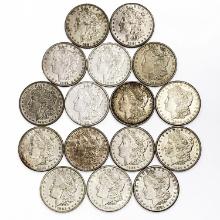 1881-1921 Roll of Morgan Silver Dollars [16 Coins]