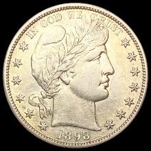 1898-S Barber Half Dollar CHOICE AU