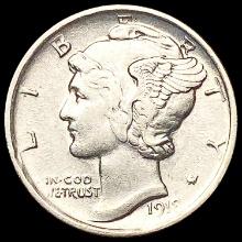 1918-D Mercury Dime CLOSELY UNCIRCULATED