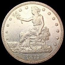 1877 Silver Trade Dollar CLOSELY UNCIRCULATED