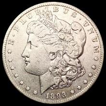 1893-CC Morgan Silver Dollar NEARLY UNCIRCULATED