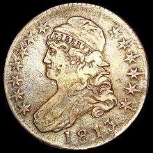 1813 Capped Bust Half Dollar LIGHTLY CIRCULATED