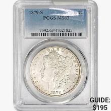 1879-S Morgan Silver Dollar PCGS MS63