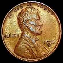 1931-S Wheat Cent CLOSELY UNCIRCULATED