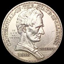 1918 Illinois Half Dollar UNCIRCULATED