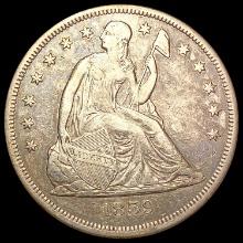 1859-O Seated Liberty Dollar CLOSELY UNCIRCULATED