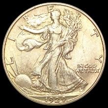 1929-D Walking Liberty Half Dollar CLOSELY UNCIRCU