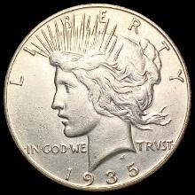 1935-S Silver Peace Dollar CLOSELY UNCIRCULATED