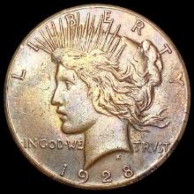 1928 Silver Peace Dollar CLOSELY UNCIRCULATED