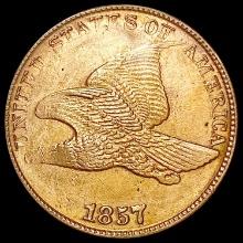 1857 Flying Eagle Cent CLOSELY UNCIRCULATED