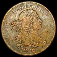 1806 Draped Bust Half Cent NICELY CIRCULATED