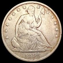 1859-O Seated Liberty Half Dollar LIGHTLY CIRCULAT