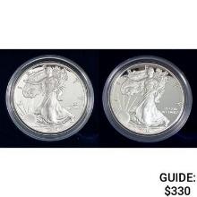 2010 US 1oz Silver Eagle Proof Coins [2 Coins]