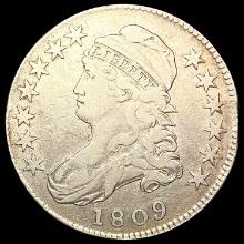 1809 Capped Bust Half Dollar NICELY CIRCULATED