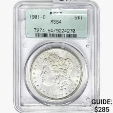 1901-O Morgan Silver Dollar PCGS MS64