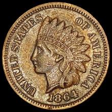 1864-L Indian Head Cent NEARLY UNCIRCULATED