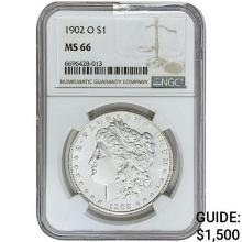 1902-O Morgan Silver Dollar NGC MS66