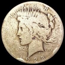 1928 Silver Peace Dollar NICELY CIRCULATED