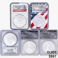 2013-2021 [5] Silver Eagle  MS69/70