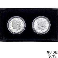 2023 Morgan and Peace Dollar Rev. Proof Set [2 Coi