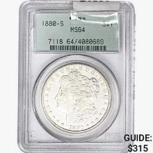 1880-S Morgan Silver Dollar PCGS MS64