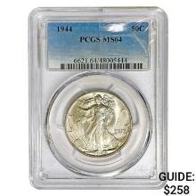 1944 Walking Liberty Half Dollar PCGS MS64