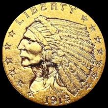 1915 $2.50 Gold Quarter Eagle UNCIRCULATED