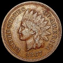 1867 Indian Head Cent LIGHTLY CIRCULATED