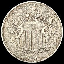 1866 Shield Nickel NEARLY UNCIRCULATED