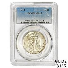 1944 Walking Liberty Half Dollar PCGS MS63