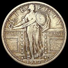 1917-S T1 Standing Liberty Quarter LIGHTLY CIRCULA