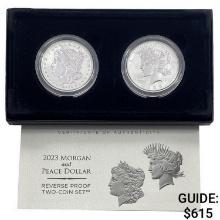 2023 Morgan and Peace Dollar Rev. Proof Set [2 Coi