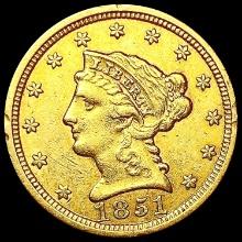 1851 $2.50 Gold Quarter Eagle UNCIRCULATED