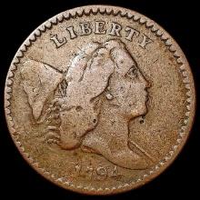 1794 Liberty Cap Half Cent NICELY CIRCULATED