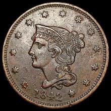 1842 Lg Date Braided Hair Large Cent UNCIRCULATED