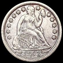 1853-O Arws Seated Liberty Dime LIGHTLY CIRCULATED