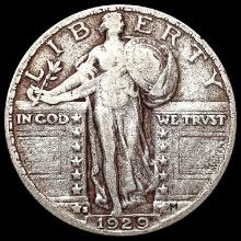 1929-S Standing Liberty Quarter LIGHTLY CIRCULATED