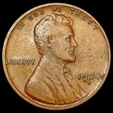 1924-D Wheat Cent LIGHTLY CIRCULATED