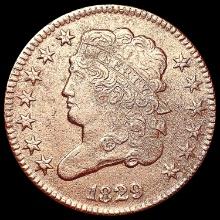 1829 RB Classic Head Half Cent CHOICE AU