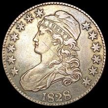 1828 Capped Bust Half Dollar CLOSELY UNCIRCULATED