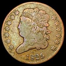 1825 Classic Head Half Cent NICELY CIRCULATED