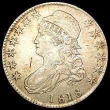 1818 Capped Bust Half Dollar CLOSELY UNCIRCULATED