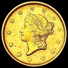 1851 Rare Gold Dollar CLOSELY UNCIRCULATED