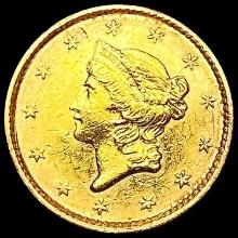 1852 Rare Gold Dollar CLOSELY UNCIRCULATED