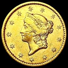 1849 Rare Gold Dollar CLOSELY UNCIRCULATED